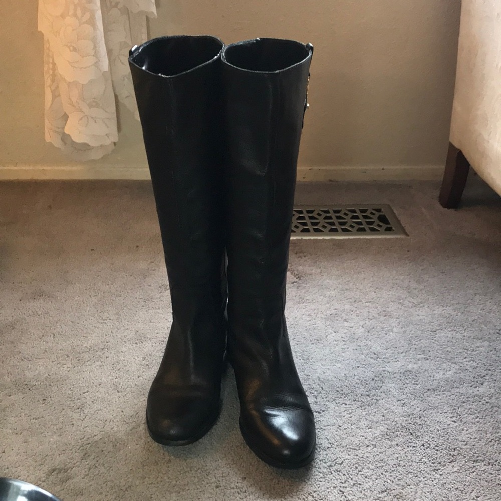 Black Leather Boots